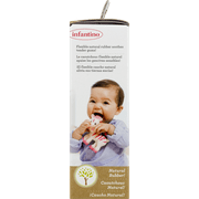 Infantino Squeeze & Teethe Baby Teething Toy, 6-12 Months Unisex, P)ink Zebra