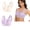 Purple1, variant on fatyb Wireless Bras for Women Mesh V Seamless Bras No Underwire Full Coverage Womens Everyday Bras 2 Pack