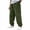 Dark Green, variant on ENCCRWIN Men's Vintage Corduroy Pants, Elastic Drawstring Waist, Loose Straight Leg for Casual Wear, Daily Use, and Light Outdoor Activities,Black L