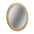 thumbnail image 3 of Jennifer Taylor Home Golden Oak Dauphin Round Gold Accent Wall Mirror, 3 of 8