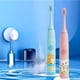 thumbnail image 5 of Cepillo de dientes eléctrico para niños con cabezal de repuesto Cepillo de dientes ultrasónico para niños con dibujos animados IPX7 impermeable recargable Sonic Clean, 5 of 5