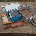 thumbnail image 3 of Utensilios de cocina portátiles para acampar con cuchillo plegable y , estufa de campamento para mochileros, , cocina, utensilios de 193x133x7cm, 3 of 9