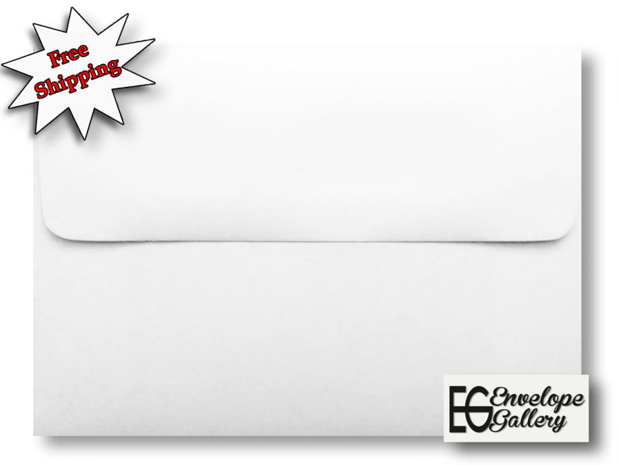 Bright White A2 4-3/8 X 5-3/4 Minis The Envelope Gallery Response Cards Enclosures Gift Tags Showers Weddings Invitations Announcements 100 Boxed for 4-1/8 X 5-1/2 Thank You Cards Envelopes