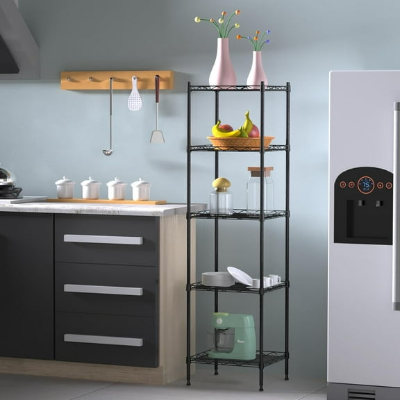 5 Tier Standing Shelving Metal Units