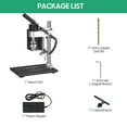 thumbnail image 2 of TFixol Mini Bench Drill Press Stand Variable Speed Portable Electric Benchtop Drilling Machine Precise Drill Workbench for Repair DIY Drilling Wood Plastic Metal, 2 of 7