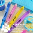 thumbnail image 2 of YiZhun Fireworks Water Gun 4 Pack - Magic Sparkle Water Spray Toy Suitable for Parties, Water Festivals, Family Gatherings, Beach & Pool Parties - Safe Splash Fun (4 Colors), 2 of 6