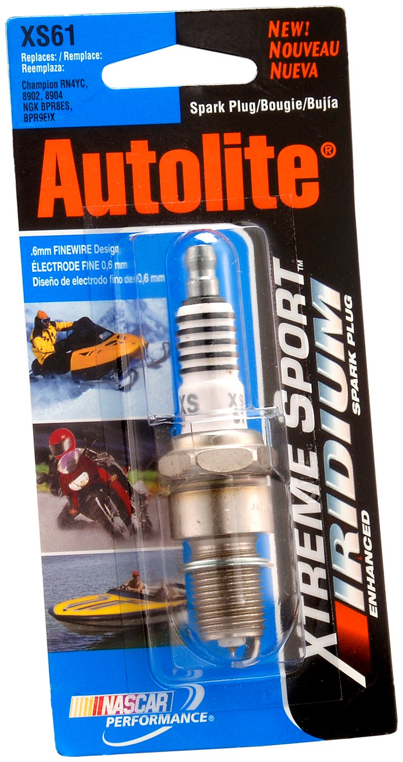 Autolite XS61DP Xtreme Sport Iridium Powersports Spark Plug - Display Pack