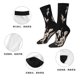 thumbnail image 5 of Balery Japanese White Crane Calcetas Largas con Estampado para Hombre y Mujer – Suaves y Transpirables, Talla Única (US 5-11), 5 of 6