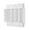 White, variant on Hassch 8 Cube Plastic Storage Organizer with Doors, Stackable Closet Cabinet With Hanging Rod, Clothing Shelves for Living Room Bedroom, White