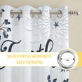 thumbnail image 6 of Texas Star Country Kitchen Curtains Window Panels, Blue Farmhouse Branches Insulated Window Treatment Curtain, Grommet Curtains for Bedroom/Living Room/Bathroom, 2 Piece 42"Wx84"L, 6 of 8