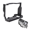thumbnail image 1 of Aluminum Alloy Camera Cage, 38MM Chute Camera Cage Protective Frame Prevent Scratch Expansion Quick Disassemble with Non Slip Shims for Professional Photography, 1 of 7