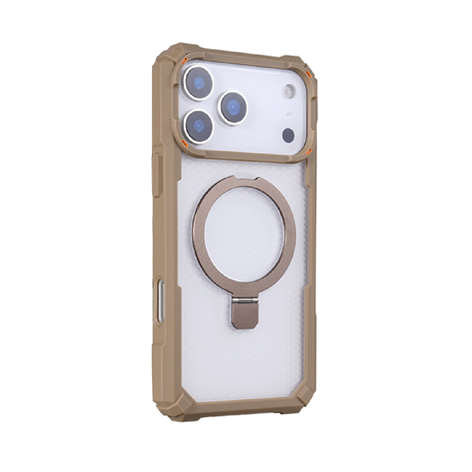 iPhone 17 Pro Tough Rugged Case with Stand - Gold