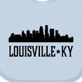 thumbnail image 4 of Inktastic Louisville Kentucky Skyline Cities Boys or Girls Baby Bib, 4 of 4
