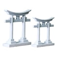 thumbnail image 2 of Puerta Torii Salvador Imitación PVC Decoración Acuario 2 Piezas, 2 of 10