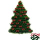 thumbnail image 1 of Adornos navideños, regalos navideños, tira de ralladura de 2 metros con ribete verde y blanco para decoración navideña, guirnalda festiva con borde de copo de nieve, decoración para festivales., 1 of 7