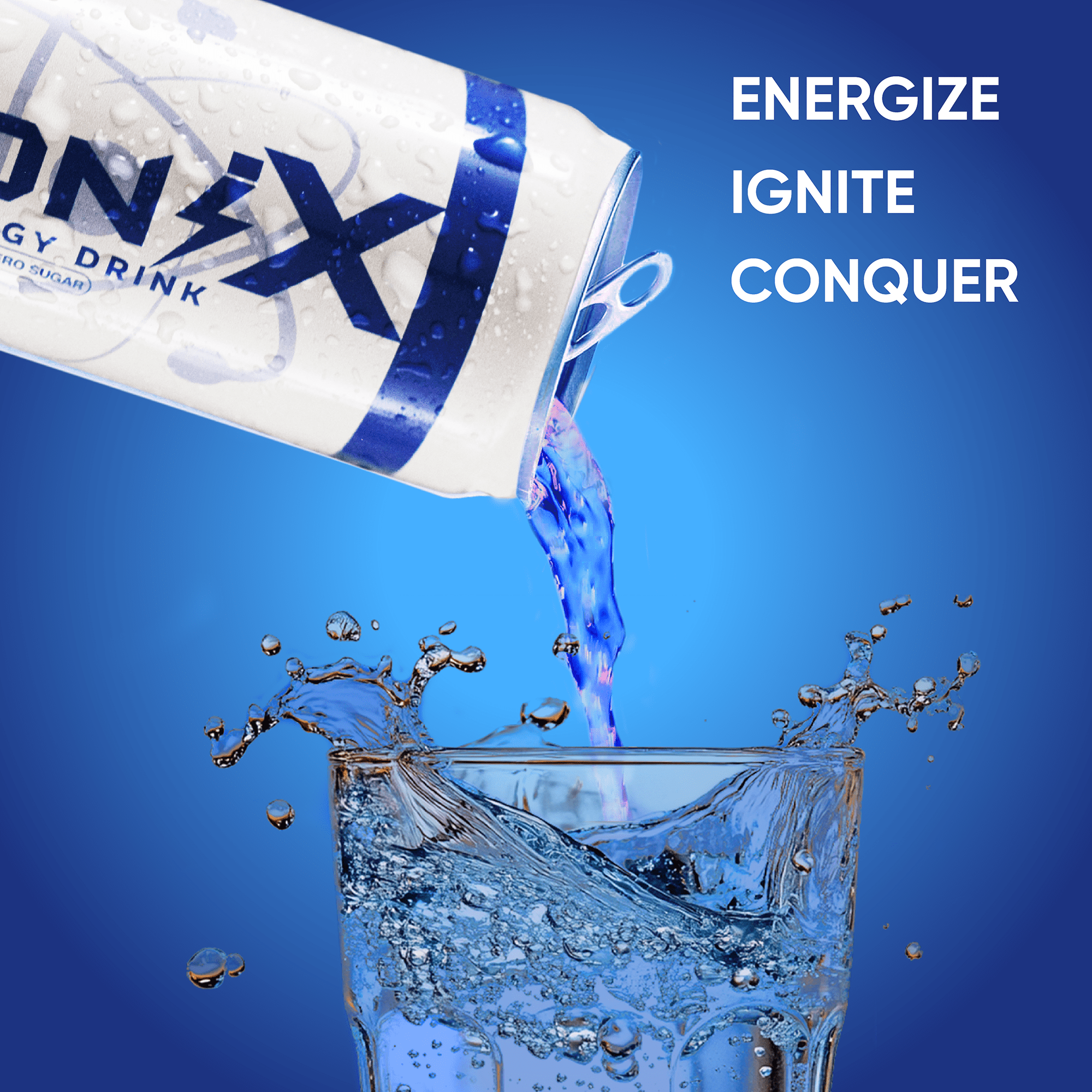 IoniX Zero Sugar Energy Drink 12ozx 12pk