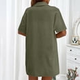 thumbnail image 4 of ZJXFGS Linen Short Sets for Women Beach Vacation Outfits Lounge Tracksuits Fashion Cardigan Short Sleeve Shorts 2 Piece Set Woman Mint Green M, 4 of 6