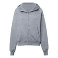 thumbnail image 6 of VNKIDY Sweatshirt Women Zip Up Hoodie With Thumbholes Pockets Autumn Winter Outerwear For Long Sleeve Solid Color Pullover Comfort Streetwear, 6 of 6