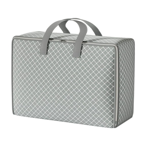 Heavy Duty Storage and Moving Bag,Oversized Clothes Quilt Storage with Reinforced Handles & Thickened Double Zipper,Waterproof Collapsible Multi-Purpose Packing Bag for Travel/Moving/College 