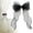 CBlack, variant on French Silky Bow Curtain Tiebacks, Lace Ribbon Curtain Ties and No-Drill Holdbacks for Sheer Drapes, Bedrooms, Nurseries, Canopies and Wedding Decor