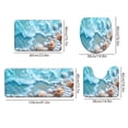 thumbnail image 3 of WWC 4‑Piece Bathroom Rug Set, Soft Non‑Slip Absorbent Bath Mat, U-Shape Contour Toilet Mat & Runner Rug for Bathroom and Shower Room, 3 of 7