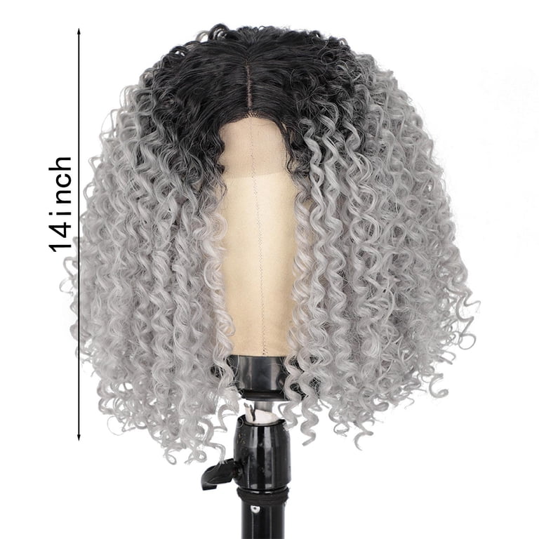 Lace Front Wig Human Hair Middle Part Bob With Plucked  display picture 3