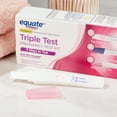 thumbnail image 3 of Equate Triple Test Pregnancy Test Pack with Early Result Test, One Step Test, & Digital Test (3 Count), Compare to First Response® Triple Check, 3 of 12