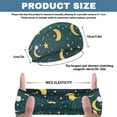 thumbnail image 7 of COEQINE Galaxy Moon Nurse Button Headband Elastic Sports Headbands Thick Non-Slip Hair Bands for Women Sport Headbands for Men Basketball Medical Headbands with Buttons for Hospital Use, 7 of 7
