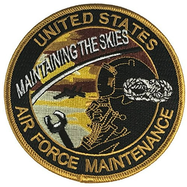 USAF Maintaing The Skies Air Force Maintenance Patch - Veteran Owned ...