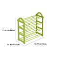 thumbnail image 3 of Tyidzon Shoe Rack for Closet, 4 Tier Shoe Organizer for Closet, Entryway, Garage & Corridor, Sturdy & Durable Shoe Rack for Entryway, Green, 3 of 6