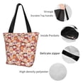thumbnail image 6 of Kll Tote Bag For Women Maneki-Neko Cats Print Shopping Grocery Reusable Bags For Office School Shopping Travel, 6 of 8