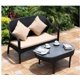 thumbnail image 1 of Outdoor sofa woven rattan table and chair combination rattan sofa My Lux Decor Round, 1 of 13