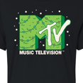 thumbnail image 3 of MTV - Christmas Tree - Juniors Cropped Cotton Blend T-Shirt, 3 of 5