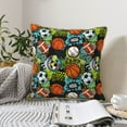 thumbnail image 6 of KLL Balls Decorative Throw Pillow Covers Velvet Soft for Couch Sofa Bedroom Living Room Outdoor - 18"x18", 6 of 8