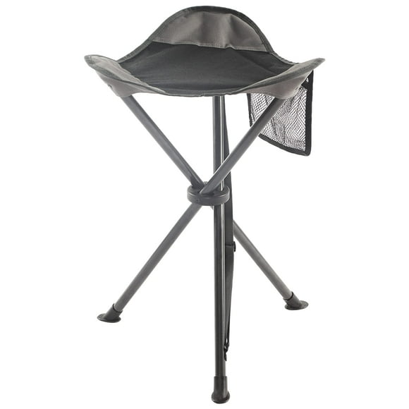 PORTAL Taburete trípode plegable alto para acampar al aire libre caminar caza senderismo pesca viajes, soporte 225 libras