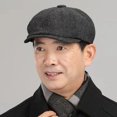 thumbnail image 2 of Fgnfyis British Retro Unisex Mens Hats Fashionable Newsboy Beret Cap for Men Women Casual Daily Wear with Denim All Season Soft Dark Gray, 2 of 4