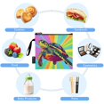 thumbnail image 5 of Haosy 3 Pack Reusable Ziploc Bags BPA Free Healthy Food Storage Bag Leakproof Sandwich Snack Freezer Bags Colorful Turtle, 5 of 7