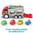 thumbnail image 3 of Kidoozie Lights 'n Sounds Transporter Truck Ages 18 months + Car Carrier Hauler Toddler Preschool, 3 of 6