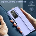thumbnail image 4 of Compatible Samsung Galaxy Z Fold 2 Case Strap Purple,Full Protective Hard PC Bumper Lightweight Case Cover for Samsung Z Fold 2 Phone Case with Strap,Samsung Galaxy Z Fold 2 Thin Case for Women, 4 of 14
