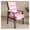 Pink, variant on Tub Chair Leather Armchair Modern Accent Chair with Wooden Frame and Soft Thick Padded,High Back Single Sofa Chair Leisure Lounge Chair for Living Room