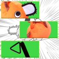 thumbnail image 3 of Juguetes de peluche, muñecos de peluche encantadores, figura de dibujos animados, lindos llaveros colgantes, juguete naranja, regalo de peluche para amigos, 3 of 5