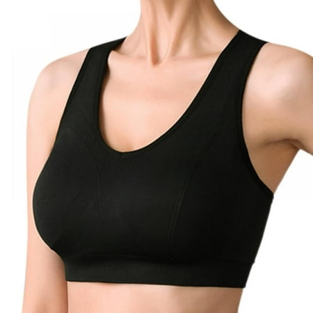 

Women Backless Shockproof Sports Bra Back Cross Yoga Running Fitness Bra High Intensity Workout Crop Top Bra