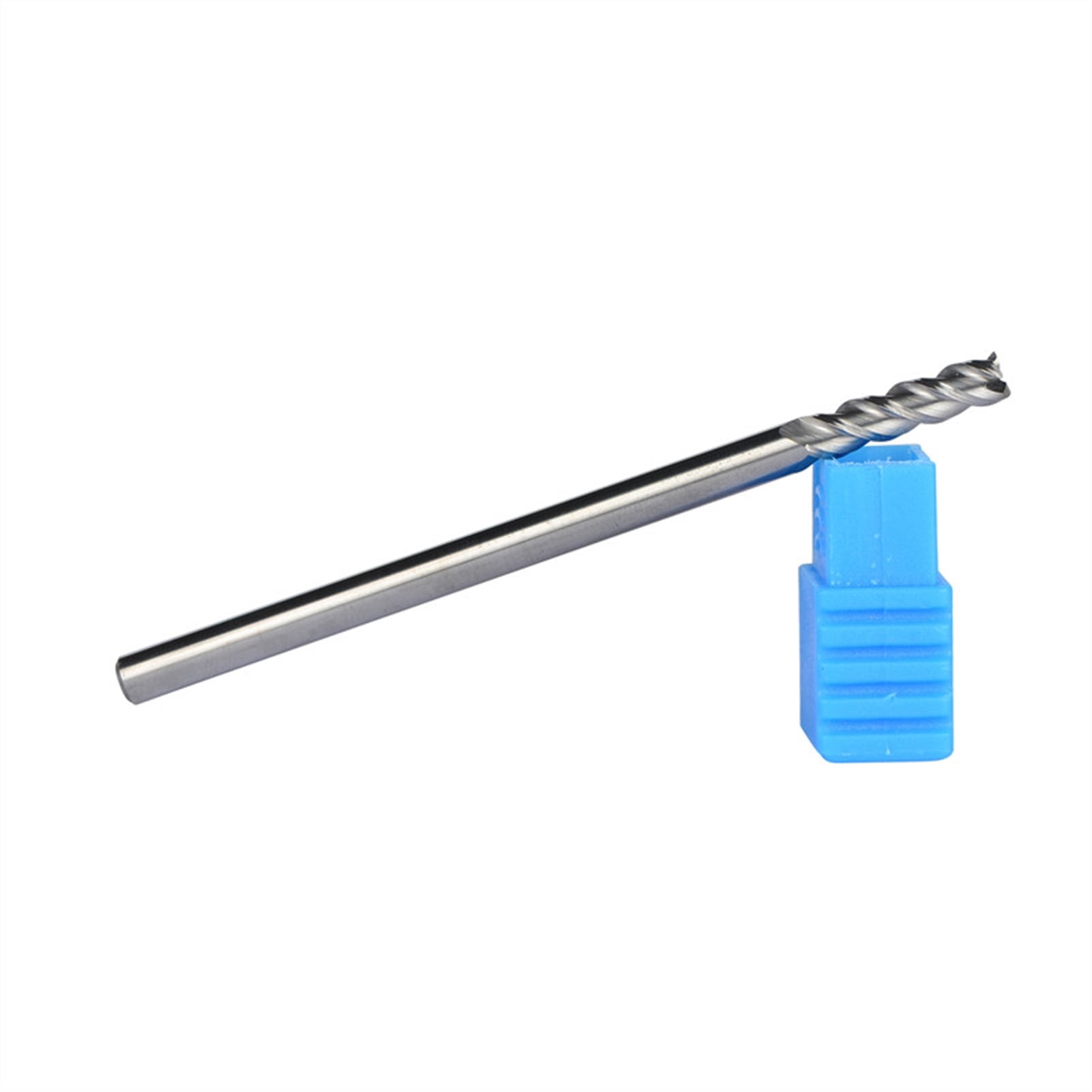5pcs D4-4-75 Tungsten Steel End Mills 3 Flute Flattened Head Milling Cutters Carbide End Mills HRC45 Suitable for Aluminum