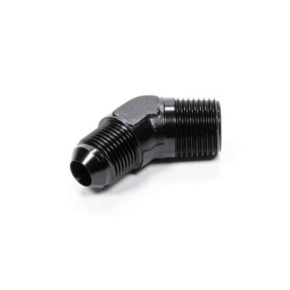 Fragola 45 Deg Adapter Fitting #8 x 1/2 MPT Black