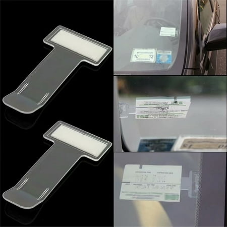 2PCS/Pack Plastic Car Ticket Holder Parking Ticket