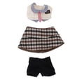 thumbnail image 2 of Conjunto De Ropa Para Muñecas, Top Y Pantalones Cortos, Sombrero De Cubo, Traje De Caballero De Tacto Cómodo Para Muñecas De 17 Cm Para Exposición Informal Para Edades De 3 A, 2 of 7