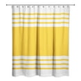 thumbnail image 2 of Creative Products Yellow Farmhouse Stripe 71x74 Shower Curtain, 2 of 2