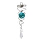 thumbnail image 1 of Colgante electrochapado Campana de viento Colgante giratorio Cola de viento Doble espiral Pequeño colgante de cristal, 1 of 3