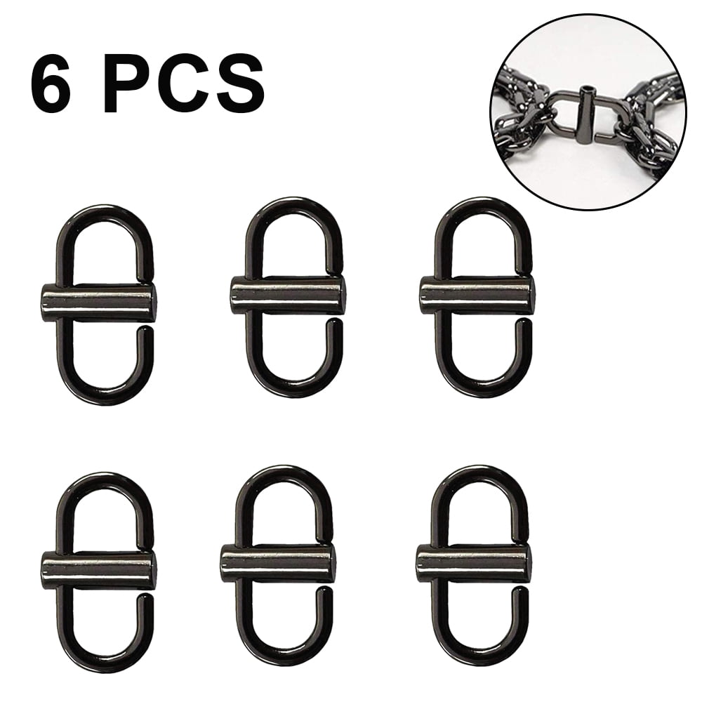 Heldig 6 Pcs Adjustable Metal Buckles for Chain Strap Bag, Chain