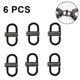 thumbnail image 1 of 6 hebillas de metal ajustables para bolso con correa de cadena, eslabones de cadena, clip pequeño para acortar la longitud de la cadena de metal., 1 of 8